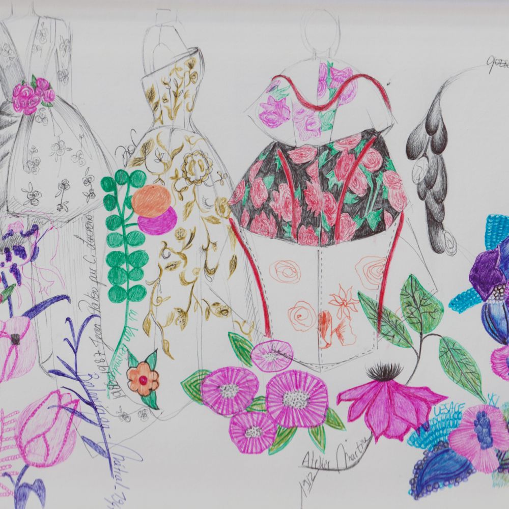 Croquis Tisser broder sublimer_Palais Galliera_Décembre 2025