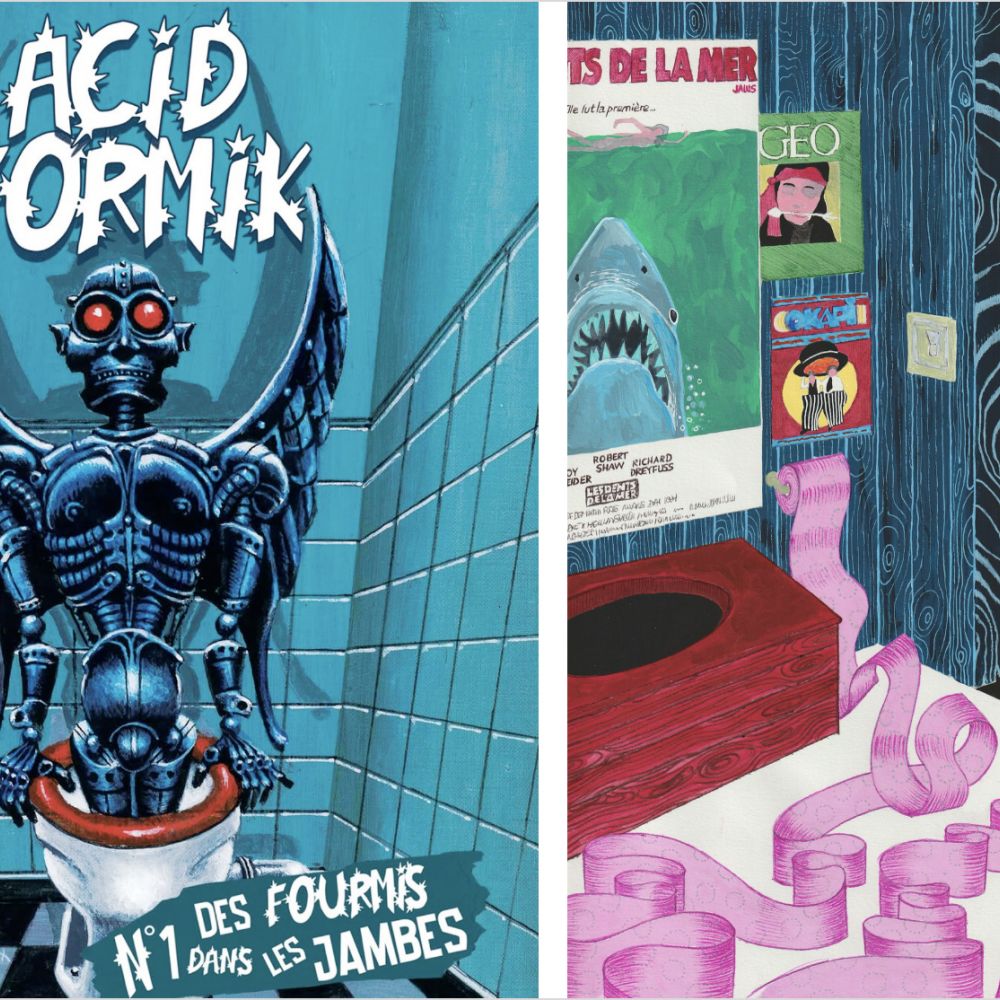 <i>Acid Formik #1</i>, revue collective, « Les dents des chiottes », 2025.