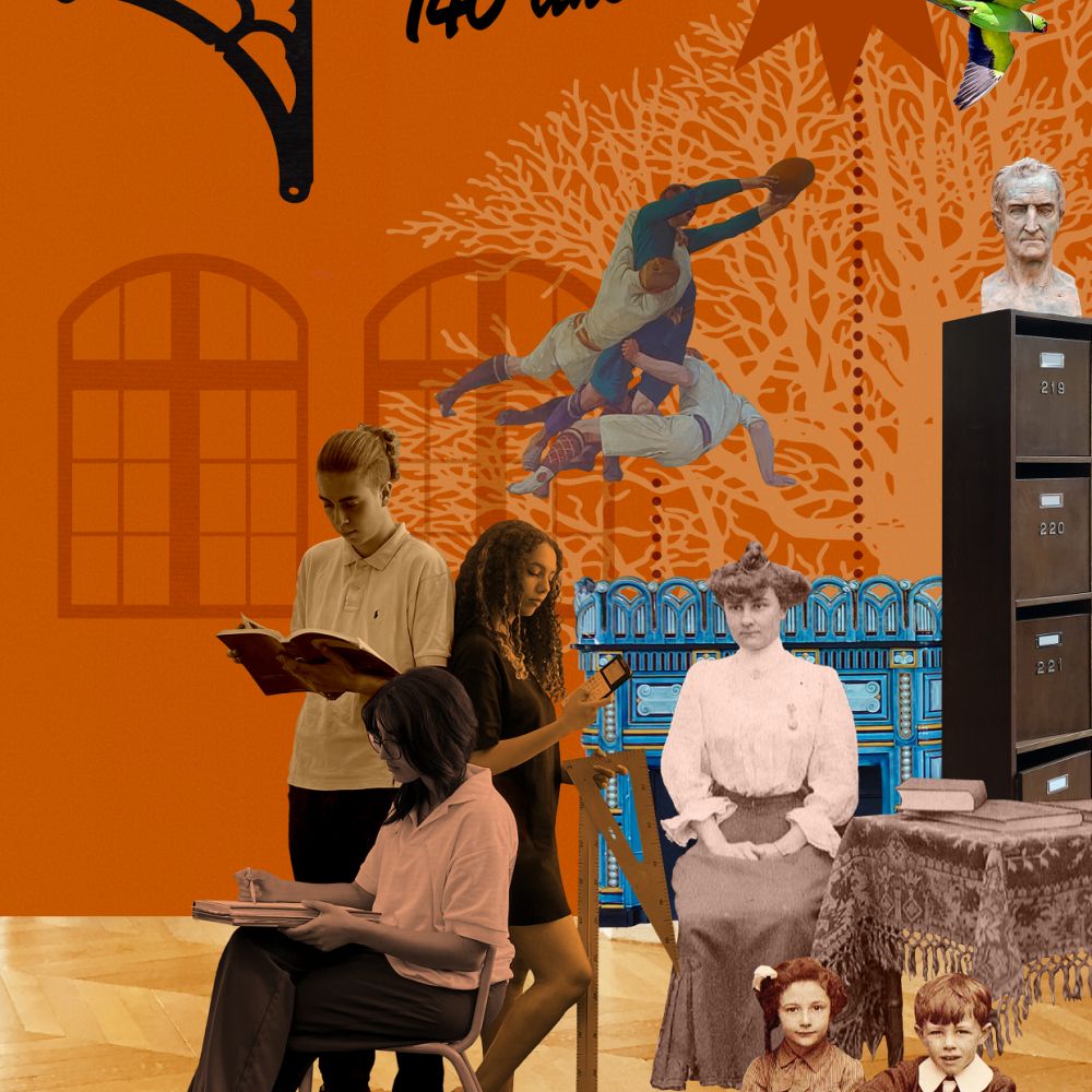 Affiche <i>140 ans du lycée Lakanal</i>, 2022.
