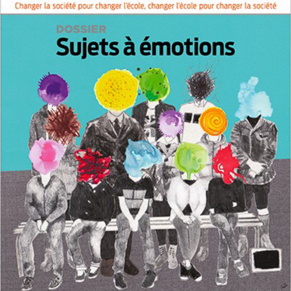 Couverture <i>Cahiers pédagogiques</i> n° 556, « Sujets à émotion », 2019