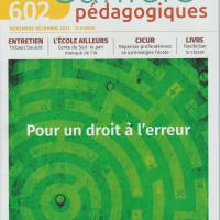 Couverture Cahiers pédagogiques n° 602 