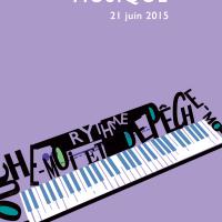 Visuel pour la fête de la musique : Synthé. 2015