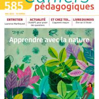 Couverture Cahiers pédagogiques n°585, Mai 2023.