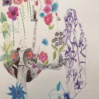 Croquis Les fleurs d'Yves Saint Laurent_Novembre 2024