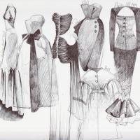 Croquis Azzedine Alaïa et Christian Dior_Fondation Alaïa_Décembre 2025